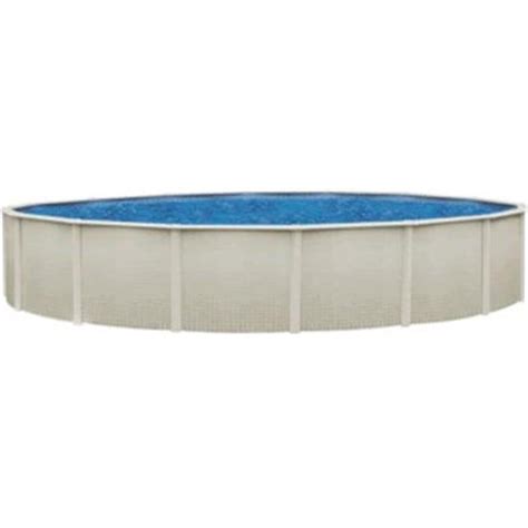 Reprieve 21 Ft X 52 In Round Steel Above Ground Pool
