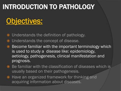 Ppt Introduction To Pathology Powerpoint Presentation Free Download