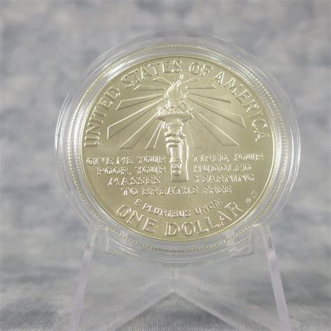 Value Of Statue Of Liberty Commemorative Silver 1 Dollar Uncirculated