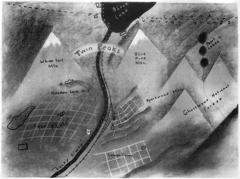 David Lynch Draws A Map Of Twin Peaks To Help Pitch The Show To Abc