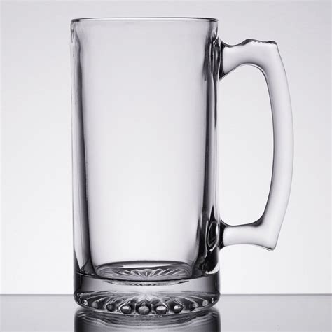 Glass Mugs With Handle 26oz Large Beer Glasses For Freezer Beer Cups Drinking Glasses Set Of 2