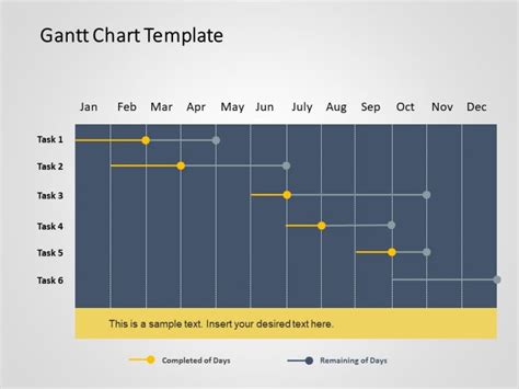 Gantt Chart 1 Powerpoint Template Slideuplift