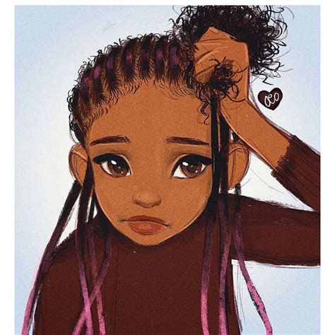 Pin By 🍒brownie🍒 On Art Black Girl Cartoon Black Girl Art Black