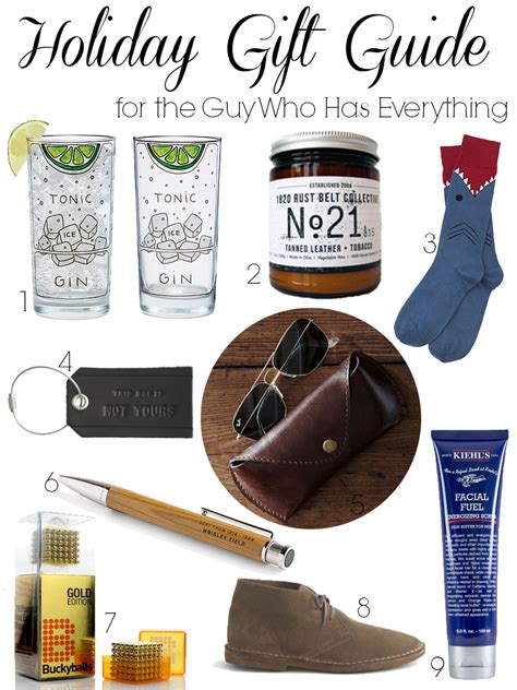 And by everything we really mean: 2015 Gift Guide | 9 Gifts Ideas for the Guy Who Has It All