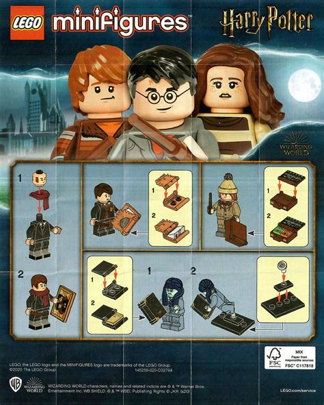 Harry potter trading card game (tcg) base set list, price guide & images. LEGO Harry Potter CMF Series 2 (71028) Character Insert ...