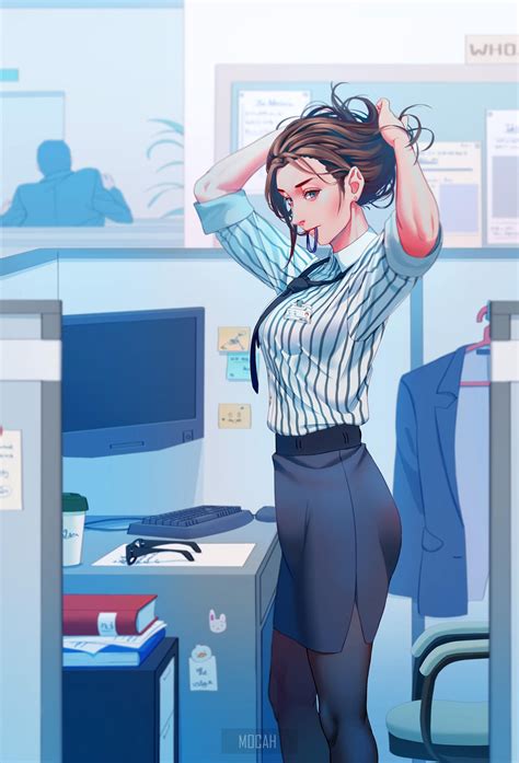 Anime Girl Office Office Girl Office Uniform Anime 2040x3000 Hd Phone Wallpaper Rare Gallery