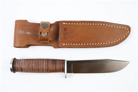Usn Seabee Western L71 Knife And Scabbard Legacy Collectibles