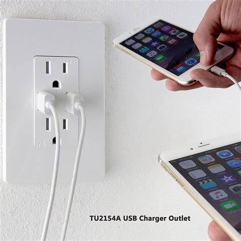Topgreener Tu2154a 4a High Speed Dual Usb Charger Outlet 15a Tr