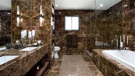 Dark Emperador Bathroom Marble Tiles