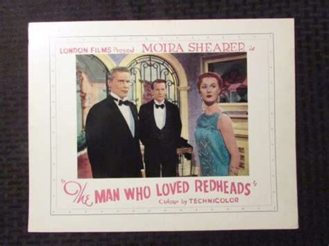 1955 The Man Who Loved Redheads 14x11 Lobby Card Vgfn 50 Moira