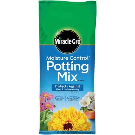 My plants did not flourish and grow, and i'm pretty sure it was the soil. Miracle-Gro Moisture Control Potting Mix - Walmart.com