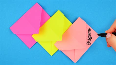 How To Make Envelope Origami Paper Envelope Without Glue Paper