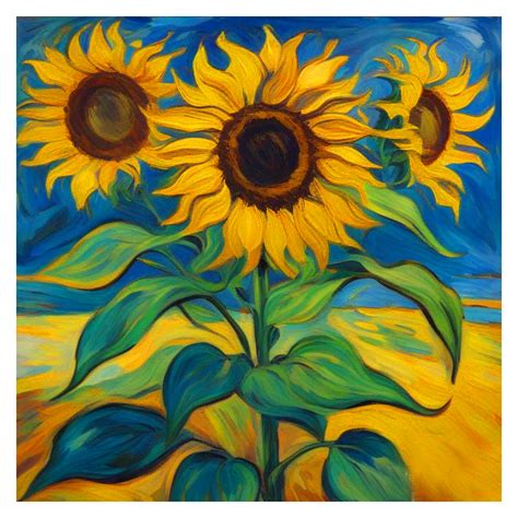 Van Gogh Sunflower Drawing Clipart Nepal