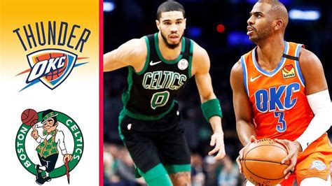 Celtics Vs Thunders Full Game Highlights Andre Roberson First Game Back Nba Scrimmage Best