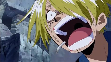 Vinsmoke Sanji Angry Yelling One Piece Anime Face Drawing Cartoon