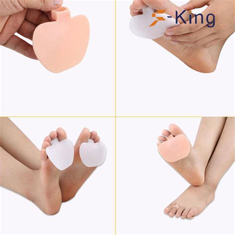 Silicone Metatarsal Padsoft Gel Medical Metatarsal Pad With Toe Spreader