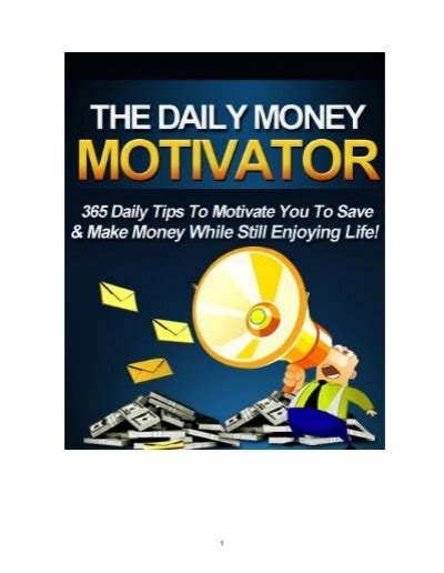 The Daily Money Motivator