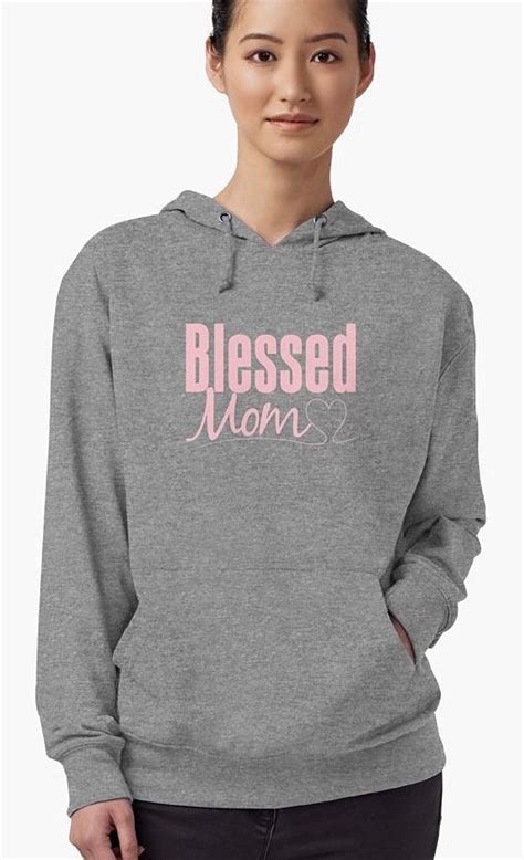 Blessed Mom Lightweight Hoodie Hoodies Graphic Sweatshirt Classic