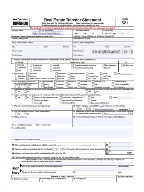 Free 9 Sample Deed Transfer Forms In Ms Word Pdf Exce