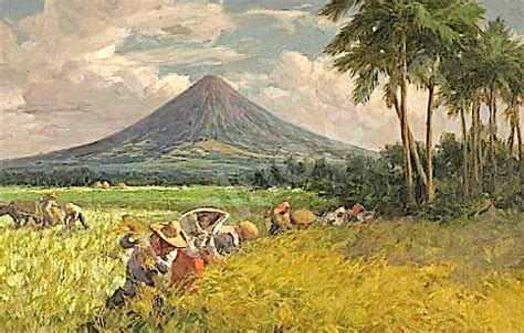 Wandering Silent Vertexes And Frozen Peaks Mayon Volcano Painted By