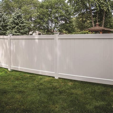 If the ground is frozen, it will be difficult for you to drive the anchor pipes for a picket fence or dig the holes for a privacy fence. Shop Freedom Ready-To-Assemble Bolton White Vinyl Privacy Fence Panel (Common: 4-ft x 8-ft ...