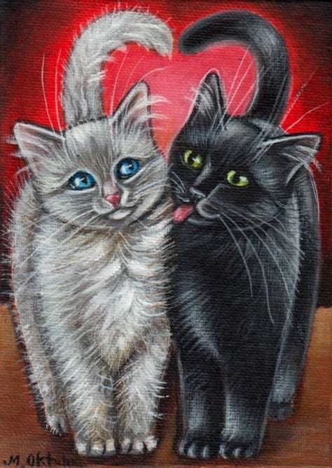 540 Best Images About Cats Paintings Art On Pinterest Tuxedo Cats