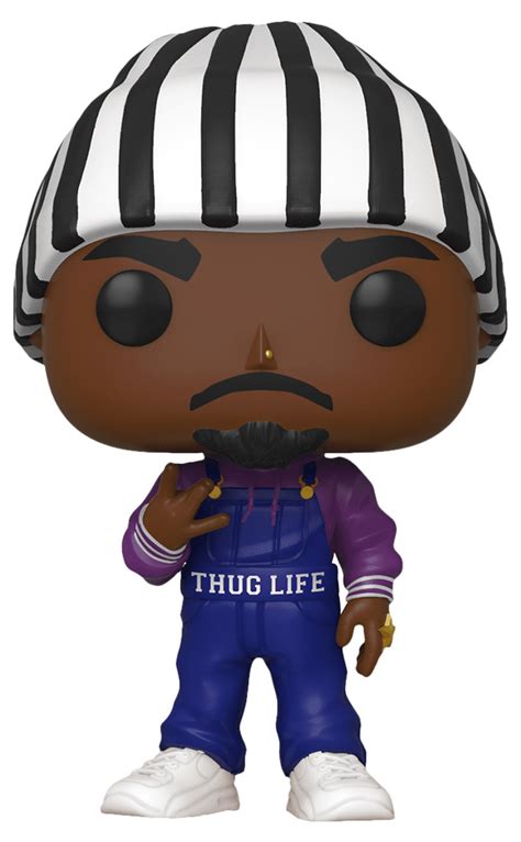 Funko Pop Rocks 2pac 159 Tupac Shakur In Overalls New Mint Condition
