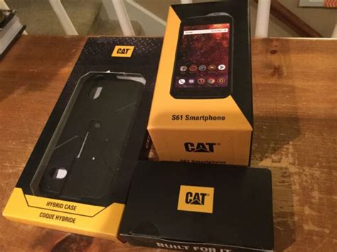 Cat S61 64gb Unlocked Smartphone Black For Sale Online Ebay