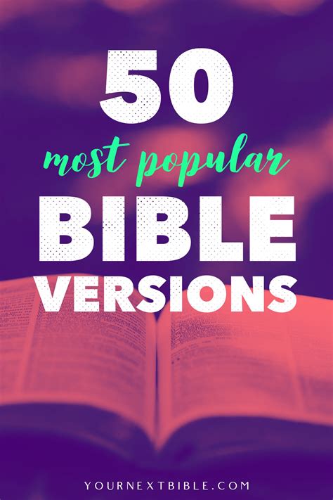 An Overview Of Bible Versions Choosing The Right Bible Version For You