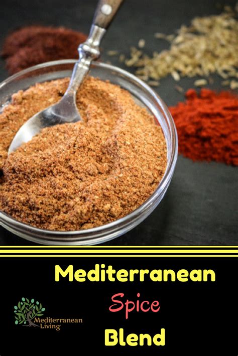 Mediterranean Spice Blend Mediterranean Living Recipe