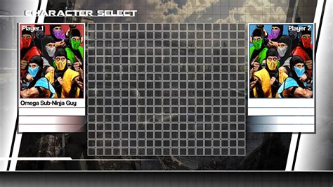Mugen Climax Sacrifice Character Select By Infantry00 On Deviantart