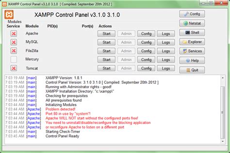 Cara Mengatasi Port In Use By System Apache Xampp Arifweb Mobile Hot Sex Picture