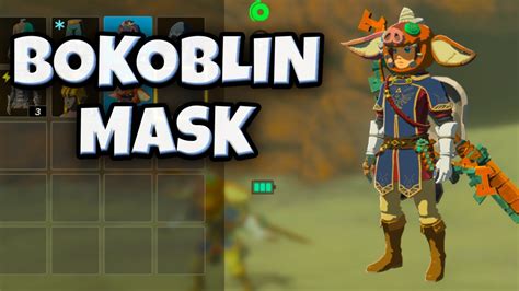How To Get The Bokoblin Mask First Bobbul Gem Exchange The Legend