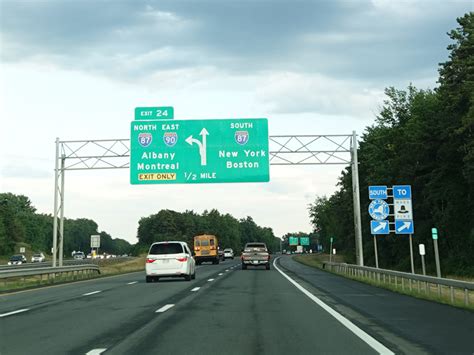 East Coast Roads Interstate 90 New York Thruway Map