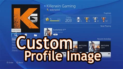 How To Use A Custom Profile Picture On Playstation 4 Edit