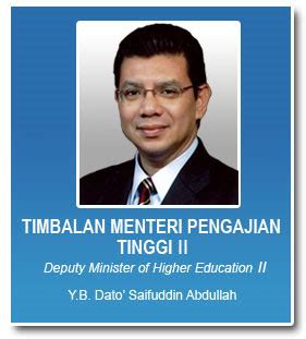 Dato' saifuddin bin abdullah is a malaysian politician and minister of communications and multimedia. Politeknik Jeli: Lawatan Rasmi Timbalan Menteri ...