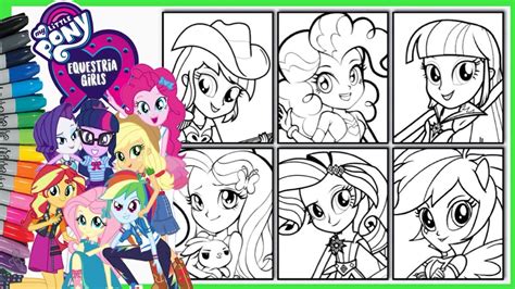 Mewarnai boneka lol dan loli. Mewarnai Kuda Poni MLP Equestria Girls Coloring Page - YouTube