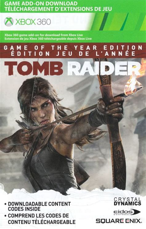 Tomb Raider Game Of The Year Edition Cover Or Packaging Material