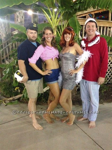 Easy No Sew Diy Gilligans Island Group Costume Coolest Halloween