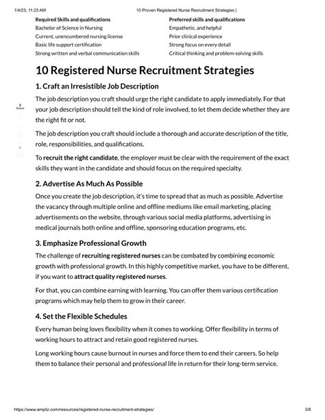Ppt 10 Proven Registered Nurse Recruitment Strategies Powerpoint