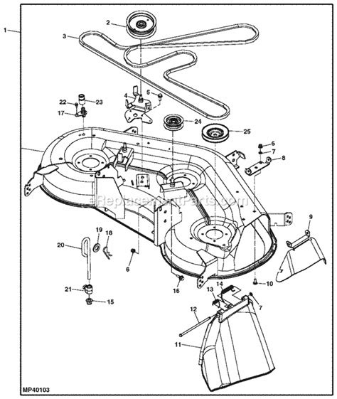John Deere 145 Automatic Mower Deck Belt Diagram Get It Free Online