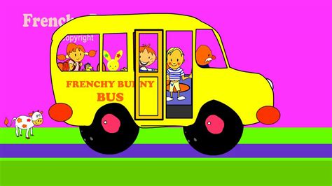 Comptine Le Chauffeur De L Autobus - Les Roues de l'Autobus - comptine - Frenchy Bunny - FR - YouTube