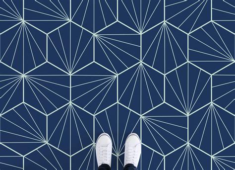 Erich In 2020 Art Deco Tiles Vinyl Flooring Bathroom