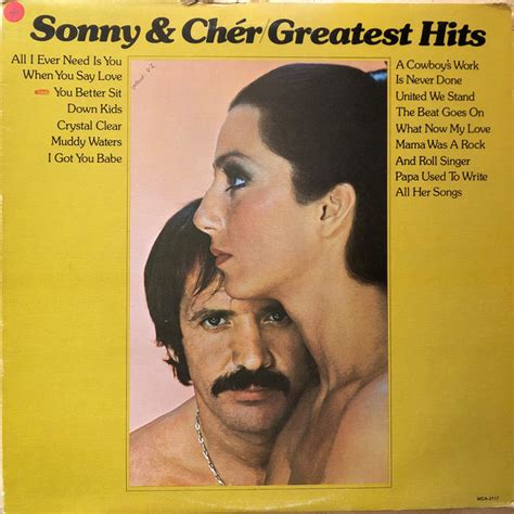 Sonny And Cher Greatest Hits 1980 Vinyl Discogs