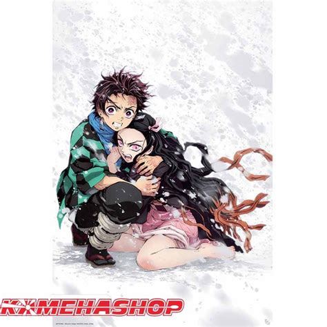 Demon Slayer Poster Grand Format Tanjiro Et Nezuko