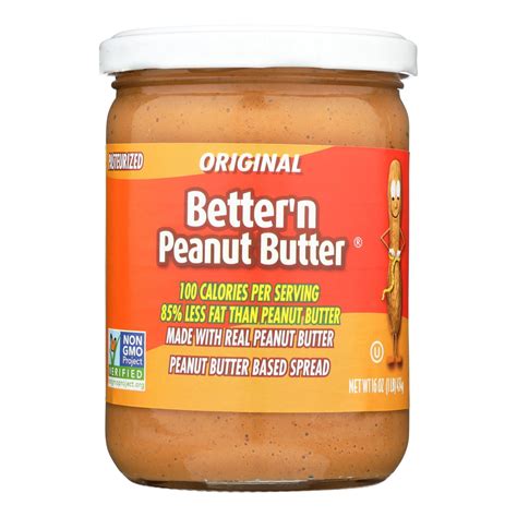 Better N Peanut Butter Peanut Butter Original Flavor Case Of 6