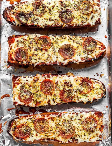 The Best French Bread Pizza The Chunky Chef