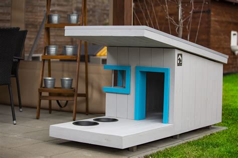 Waff Bauhaus Doghouse Modern Dog Houses Dog Houses Cool Dog Houses