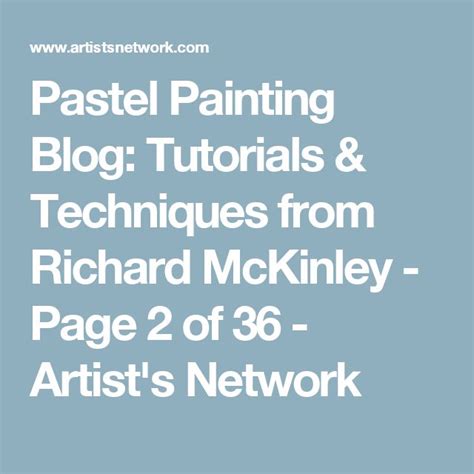 Whats Your Painting Personality Painting Blog Pastel Painting