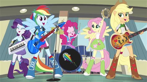 Equestria Girls Rainbow Rocks Official Music Video Canterlot